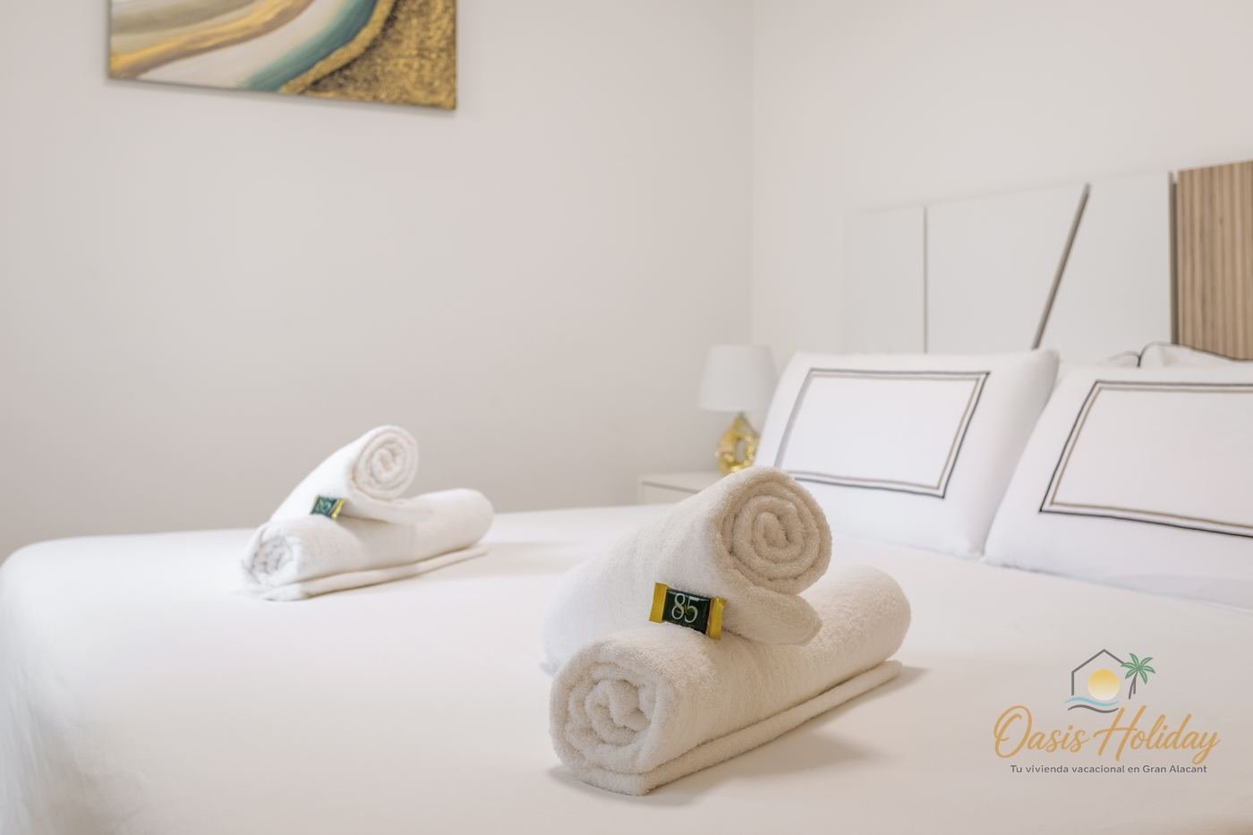 Detalle de cama doble — Oasis Holiday, Gran Alacant